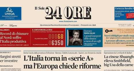 Le quotidien économique italien "Il Sole 24 Ore" dans la tourmente | DocPresseESJ | Scoop.it