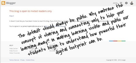 Using blogs to make learning visible - Innovate My School | iGeneration - 21st Century Education (Pedagogy & Digital Innovation) | Scoop.it