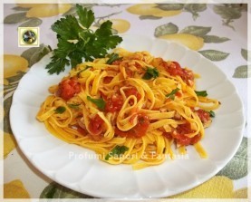 Fettuccine al sugo piccante | ricetta facile - Profumi Sapori & Fantasia…. | La Cucina Italiana - De Italiaanse Keuken - The Italian Kitchen | Scoop.it