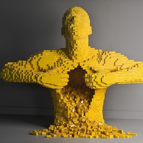 Fant&aacute;sticas esculturas realizadas com LEGO- exposi&ccedil;&atilde;o em Times Square | ARTES e artistas | Scoop.it