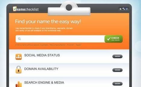 3 outils pour vérifier la disponibilité de votre nom sur les réseaux sociaux | Le Top des Applications Web et Logiciels Gratuits | Scoop.it