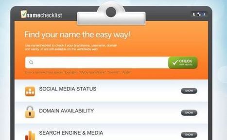 3 outils pour vérifier la disponibilité de votre nom sur les réseaux sociaux | Les outils de la veille | Les réseaux sociaux  (Facebook, Twitter...) apprendre à mieux les connaître et à mieux les utiliser | Scoop.it