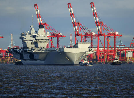 HMS Prince of Wales Assumes Role as UK Flagship During Liverpool Port Visit | DEFENSE NEWS | Scoop.it