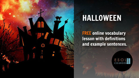 Halloween Vocabulary Word List, With Definitions | Topical English Activities | Scoop.it