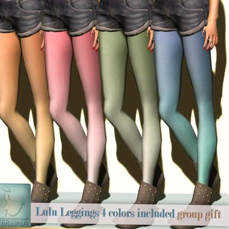 Lulu Legging 4 Colors Group Gift by WERTINA | Teleport Hub | Teleport Hub | Scoop.it