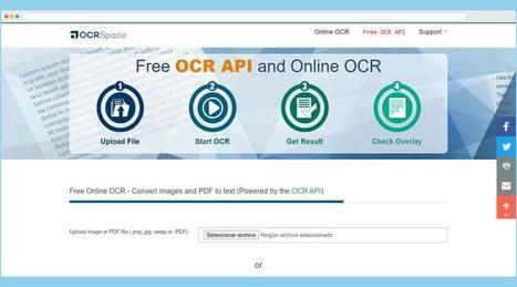 OCRSpace: herramienta web para extraer el texto de imágenes y PDF | TIC & Educación | Scoop.it