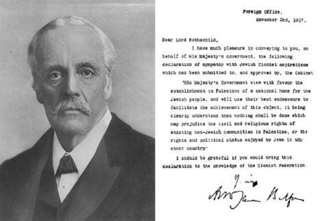 février : 1917 la déclaration Balfour, les origines de la question palestinienne | Autour du Centenaire 14-18 | Scoop.it