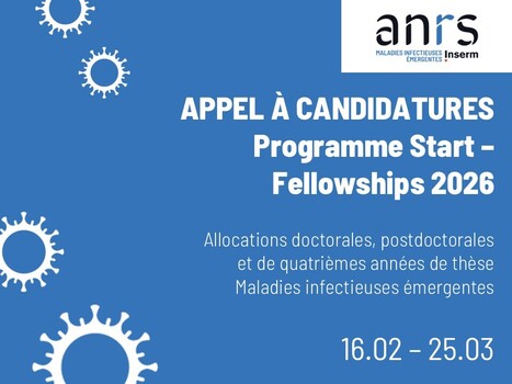 ANRS-MIE - Appel &agrave; candidatures Programme Start &ndash; Dispositif Fellowships 2026 | Life Sciences Universit&eacute; Paris-Saclay | Scoop.it