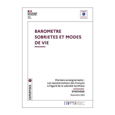 Baromètre Sobriétés et Modes de vie | Veille "Villes de demain" | Scoop.it