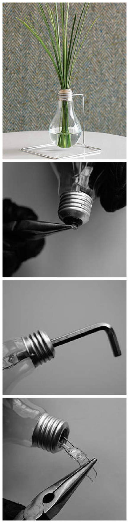 DIY: Light Bulb Vase | 1001 Recycling Ideas ! | Scoop.it