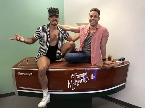 Final Bow: Justin Mortelliti and Julius Anthony Rubio, the Gay Couple from Escape to Margaritaville | LGBTQ+ Movies, Theatre, FIlm & Music | Scoop.it