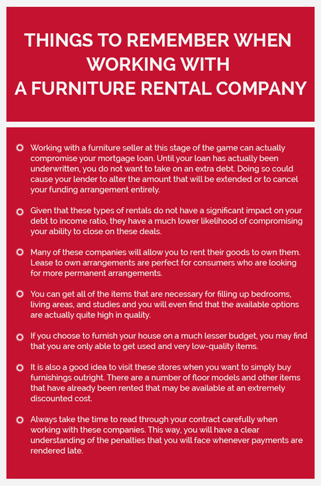 Things To Remember When Working With A Furnitur