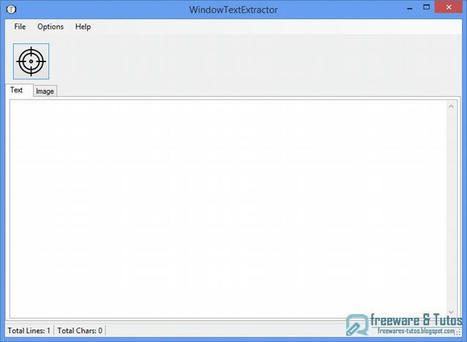 WindowTextExtractor : un logiciel portable pour récupérer facilement le texte de n'importe quelle fenêtre Windows ou de logiciel | Trucs et astuces du net | Scoop.it