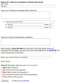 En la nube TIC: Quizbox, crea cuestionarios para tu web o blog | Herramientas web 2.0 | Scoop.it