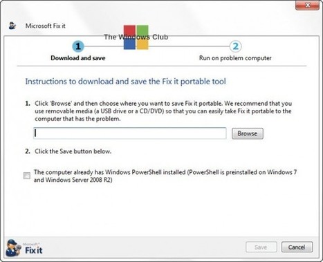 Download Portable Fix It Troubleshooters Suite from Microsoft | Time to Learn | Scoop.it