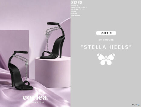 Stella Heels Fatpack May 2026 Group Gift by coclea | Teleport Hub - Second Life Freebies | Second Life Freebies | Scoop.it