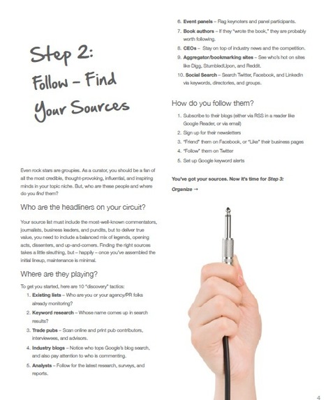 The Content Curator Workflow in Five Simple Steps: eBook PDF | Curaci&oacute;n de contenidos e Inteligencia Competitiva | Scoop.it
