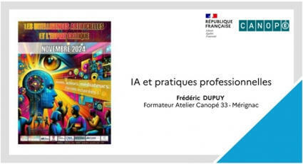 L'Intelligence Artificielle peut-elle modifier les pratiques professionnelles ? - Educavox, Ecole, pédagogie, enseignement, formation | ASTUTICE EN FLE | Scoop.it
