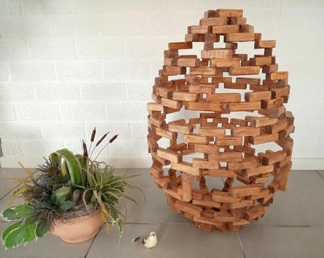 Large Egg Made From a Single 2x4 : 24 Steps (with Pictures) | Daily DIY | Scoop.it