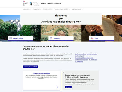Les Archives d'outre-mer se dotent d'un nouveau site internet | La Bibliothèque de l'École nationale des chartes-PSL vous accompagne dans la préparation aux concours | Scoop.it