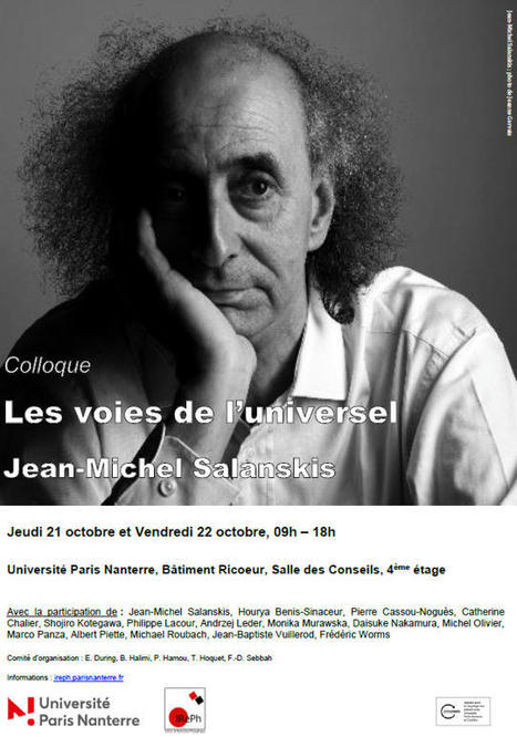 Les voies de l'universel - Jean-Michel Salanskis | Philosophie en France | Scoop.it