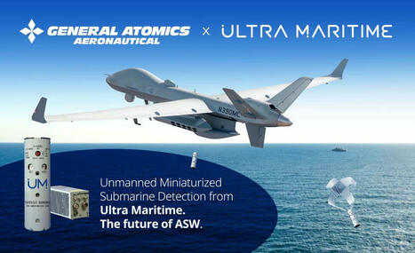 Ultra Maritime and General Atomics Team Up for Unmanned Airborne ASW | DEFENSE NEWS | Scoop.it