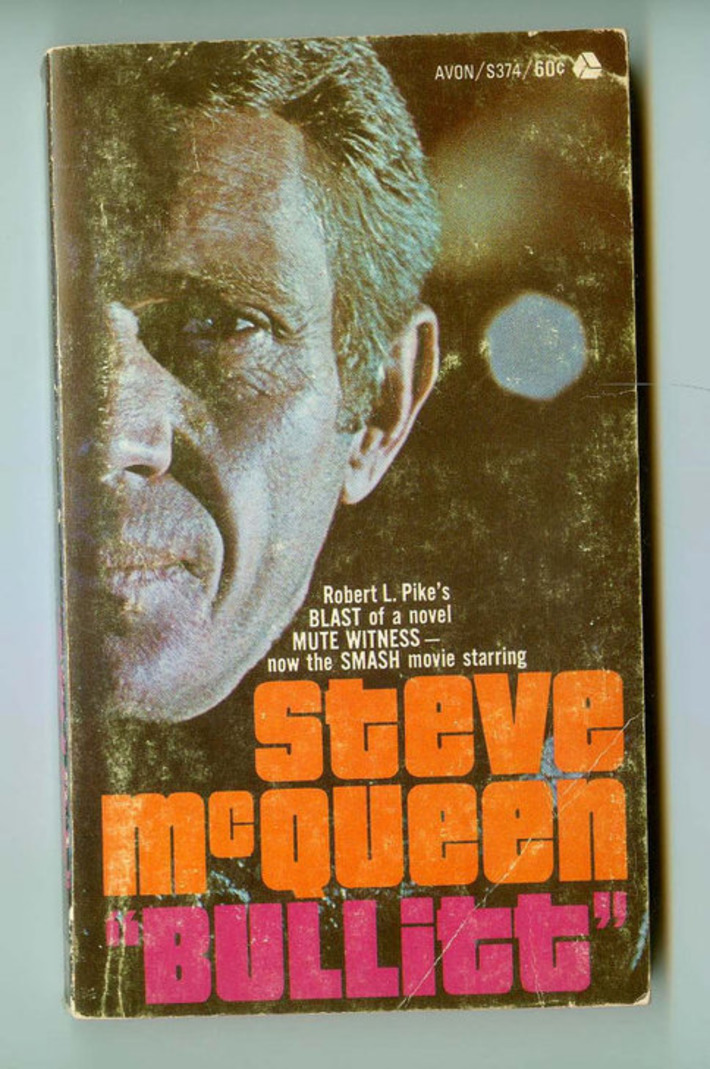 Steve McQueen is Bullitt Vintage Avon Paperback Version of the Film based on Robert L. Pike's novel Mute Witness 1960s Cool | Antiques & Vintage Collectibles | Scoop.it