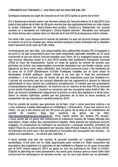 &laquo; Moratoire sur l&rsquo;a&eacute;roport &raquo; : une farce qui ne nous fait pas rire | BABinfo Pays Basque | Scoop.it
