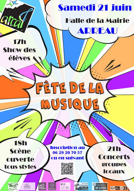 Fête de la musique le 21 juin à Arreau avec l'ARCAL | Vallées d'Aure & Louron - Pyrénées | Scoop.it