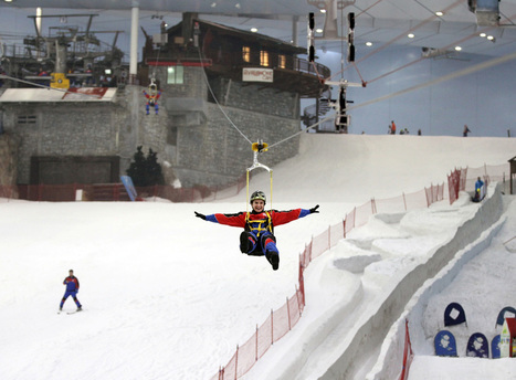 Ski Dubai launches zip line attraction | Actualités parcs de loisirs | Scoop.it