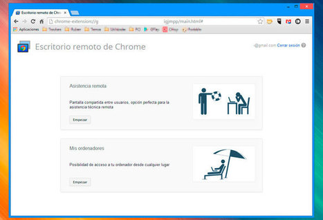 Controla otros ordenadores con Escritorio Remoto de Chrome | TIC & Educación | Scoop.it