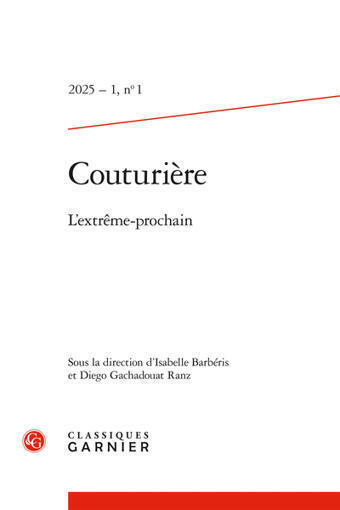 Couturière 2025-1, n° 1 : L’extrême-prochain | Les Livres de Philosophie | Scoop.it