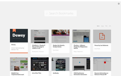 Enhance Your Chrome Bookmarks With Dewey | CONNECTED! | Scoop.it