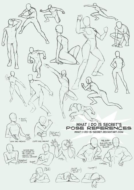 Pose Drawing Reference Guide | Drawing References and Resources | Scoop.it