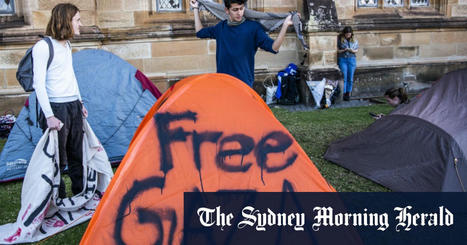 Israel war: Sydney University protests follow US campus demonstrations | Educational Leadership | Scoop.it