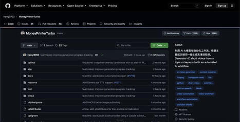 Un d&eacute;veloppeur chinois a cr&eacute;&eacute; un outil capable de g&eacute;n&eacute;rer des vid&eacute;os enti&egrave;res pour TikTok, Reels et YouTube Shorts. Et son projet a d&eacute;j&agrave; d&eacute;pass&eacute; les 100 000 &eacute;toiles sur GitHub. L'outil s'appelle&hellip; ... | H&eacute;sitations Vaccinales: Observatoire HESIVAXs | Scoop.it