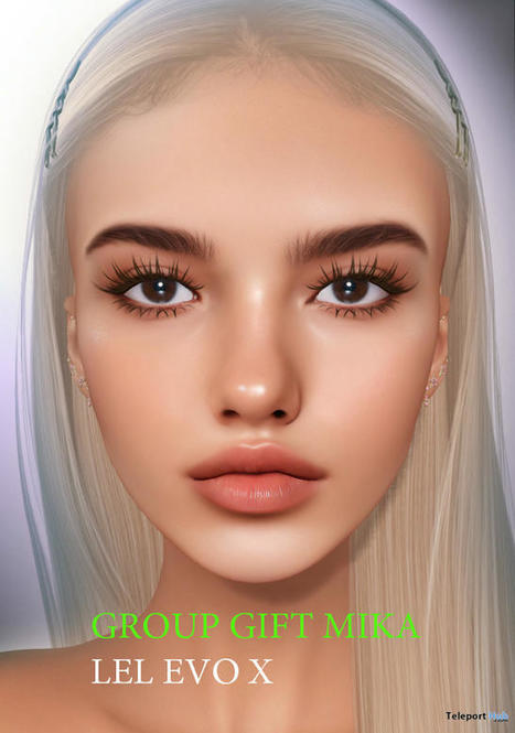 Mika Skin For Lelutka EvoX May 2024 Group Gift by Lara Hurley Skin | Teleport Hub - Second Life Freebies | Second Life Freebies | Scoop.it