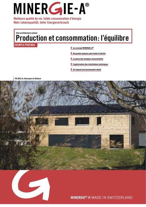" MINERGIE-A: Production et consommation: l'équilibre "- minergie.ch | Architecture, maisons bois & bioclimatiques | Scoop.it