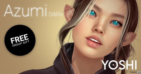 Azumi Dark Eyes August 2026 Group Gift by YOSHI | Teleport Hub - Second Life Freebies | Second Life Freebies | Scoop.it