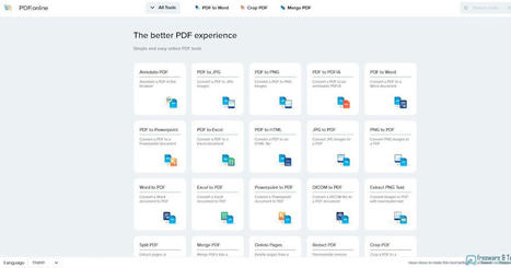 PDF Online : une nouvelle suite PDF en ligne gratuite à découvrir | information analyst | Scoop.it