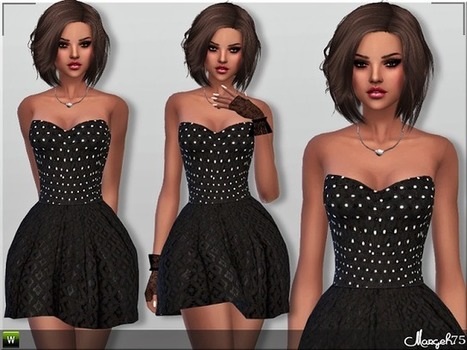 Sims 4 Millie Skater Dress << Sims Addictions | Les Sims | Scoop.it