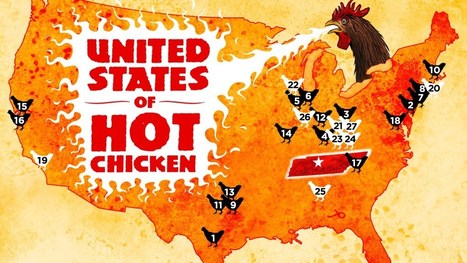 The United States Of Hot Chicken | UNIT III APHuG | Scoop.it