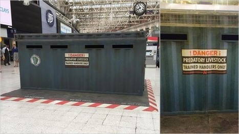 Jurassic World Transport Crate Appeared in Middle of London Train Station | Public Relations & Social Marketing Insight | Scoop.it