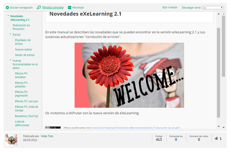 Novedades eXeLearning 2.1 | TIC & Educación | Scoop.it
