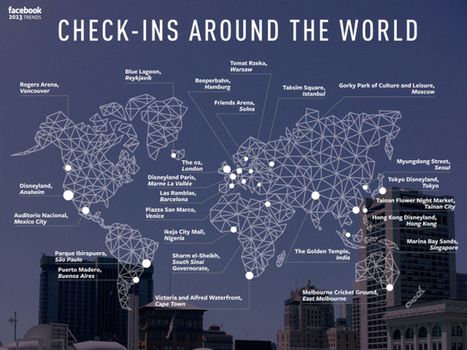 Mapping the World’s Top Facebook Check-in Locations | digital marketing strategy | Scoop.it