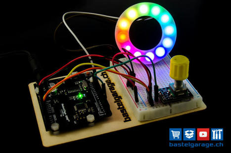 Neopixel Ring mit WS2812 RGB LED mit Rotary Encoder über Arduino ansteuern | #Coding #Maker #MakerED #MakerSpaces  | 21st Century Learning and Teaching | Scoop.it