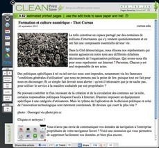 Extension CleanPrint pour copier, partager ou imprimer l 'essentiel | François MAGNAN  Formateur Consultant | Scoop.it