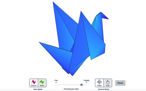 Un simulador de origami para probar cómo se pliegan y despliegan todo tipo de figuras y patrones en papel con dobleces) | tecno4 | Scoop.it