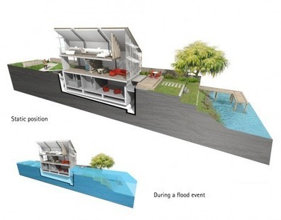 Zones inondables : et si nous construisions des maisons qui flottent ? | Build Green, pour un habitat écologique | Scoop.it