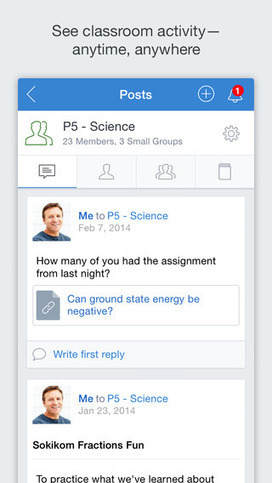 #Edmodo #ipad app to engage and collaborate for free anytime,anywhere and @mlearning | E-Learning-Inclusivo (Mashup) | Scoop.it